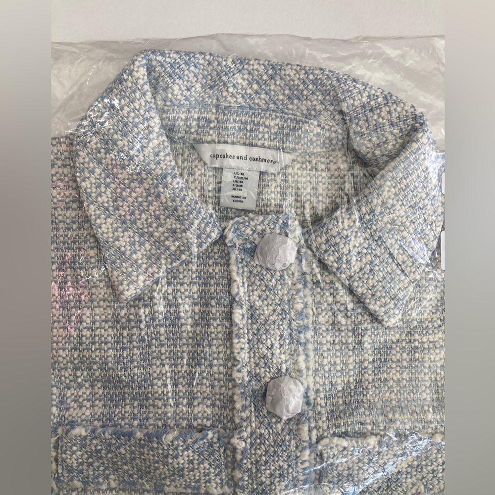 Cupcakes And Cashmere | NEW Women’s Boucle Boxy Vest - Picture 4 of 4
